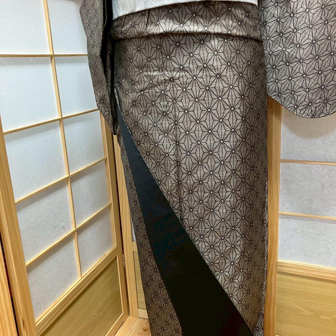 4334# Japanese Kimono Vintage Womens Silk Pongee Fabric Robe Kimono only sold