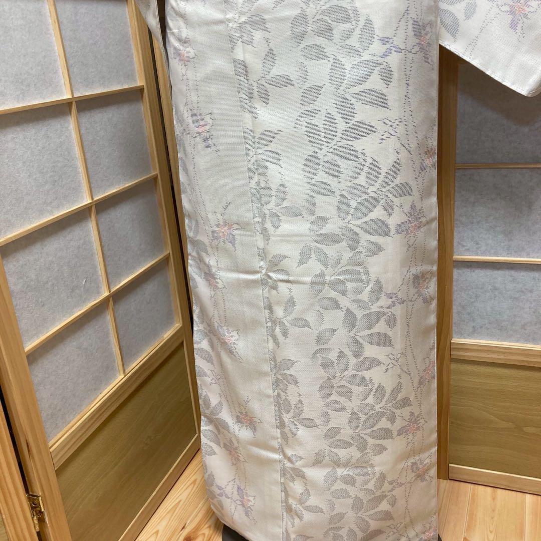 3926# Japanese Kimono Vintage Womens Silk Pongee Fabric Robe Kimono only sold