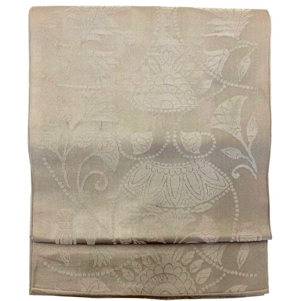 3594# Japanese Vintage Fukuro Obi Belt Kimono Fabric Silk Traditional Untailored