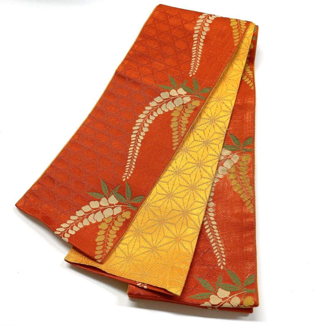 5039# Japanese Vintage Hanhaba Obi Belt Kimono Fabric Yukata Women's Traditional
