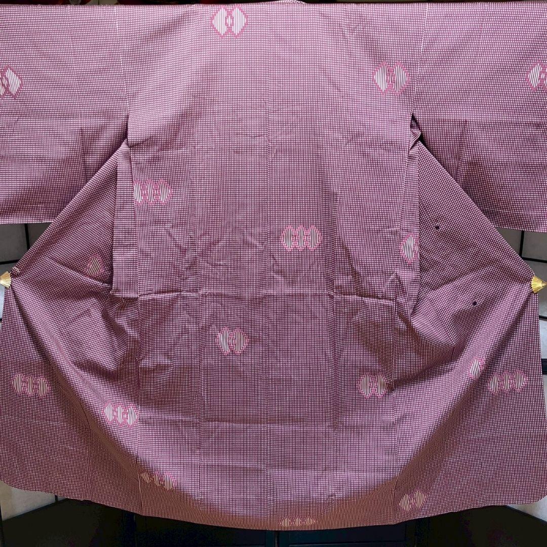 5154# Japanese Haori Jacket Vintege Kimono Fabric Pure Silk Robe Women's Coat