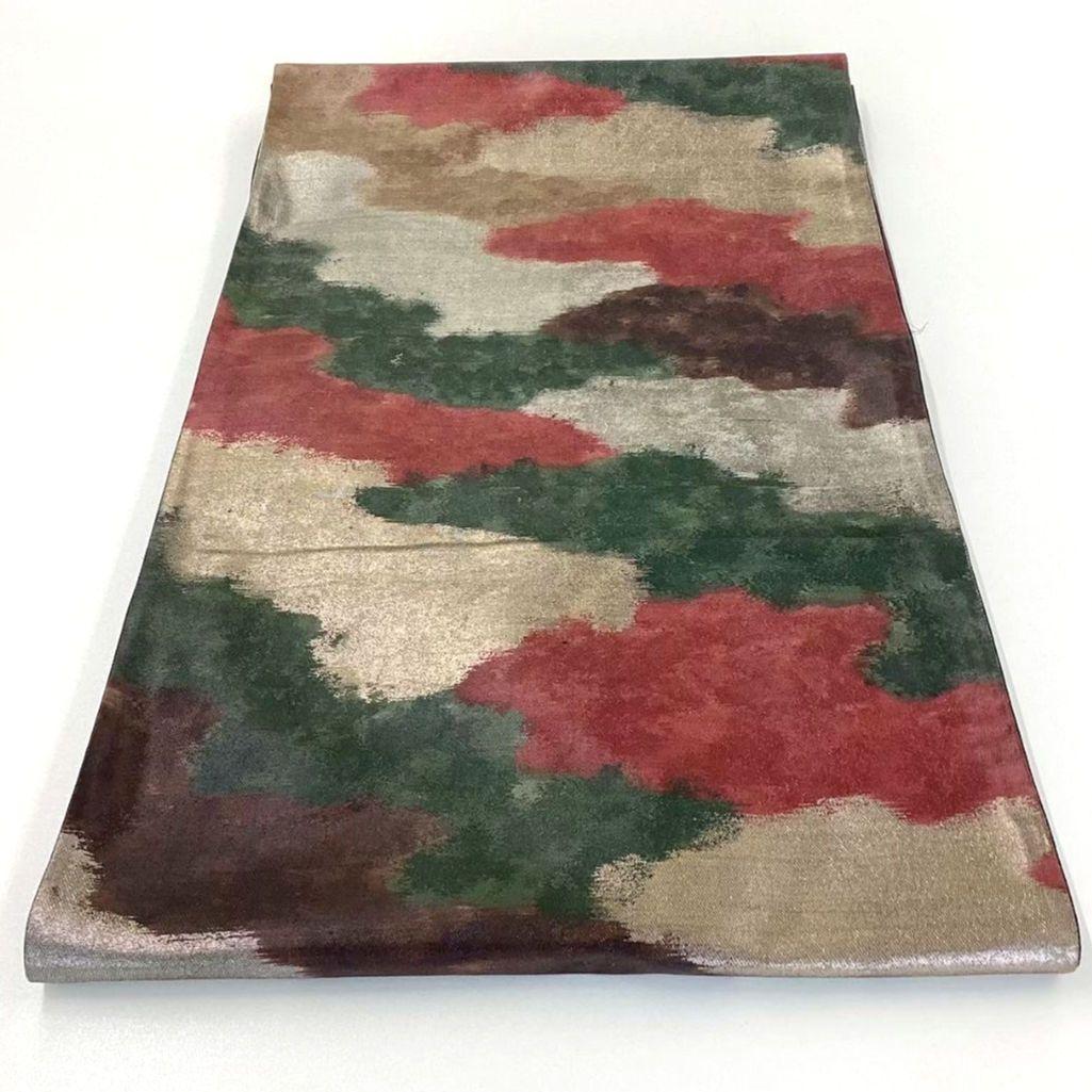 4716# Japanese Vintage Fukuro Obi Belt Kimono Fabric Silk Traditional