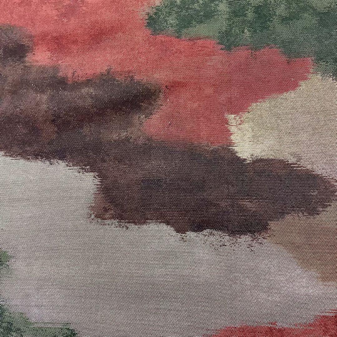 4716# Japanese Vintage Fukuro Obi Belt Kimono Fabric Silk Traditional