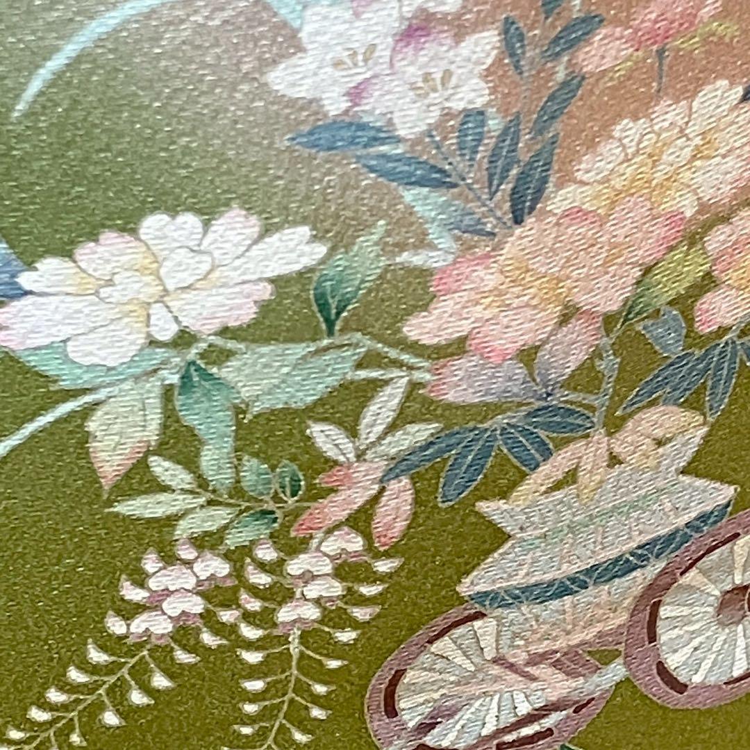 4403# Japanese Kimono Vintage Womens Silk Fabric Robe Kimono only sold