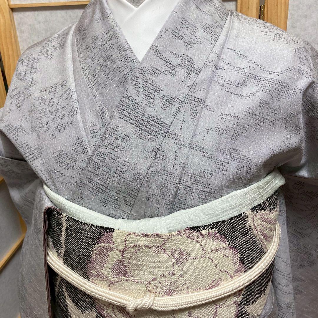 3935# Japanese Kimono Vintage Womens Silk Pongee Fabric Robe Kimono only sold