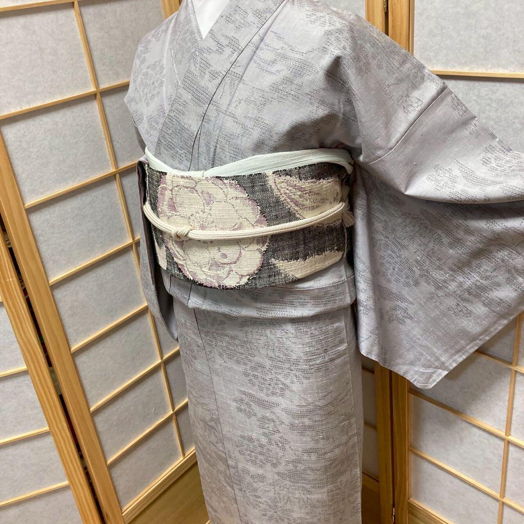 3935# Japanese Kimono Vintage Womens Silk Pongee Fabric Robe Kimono only sold