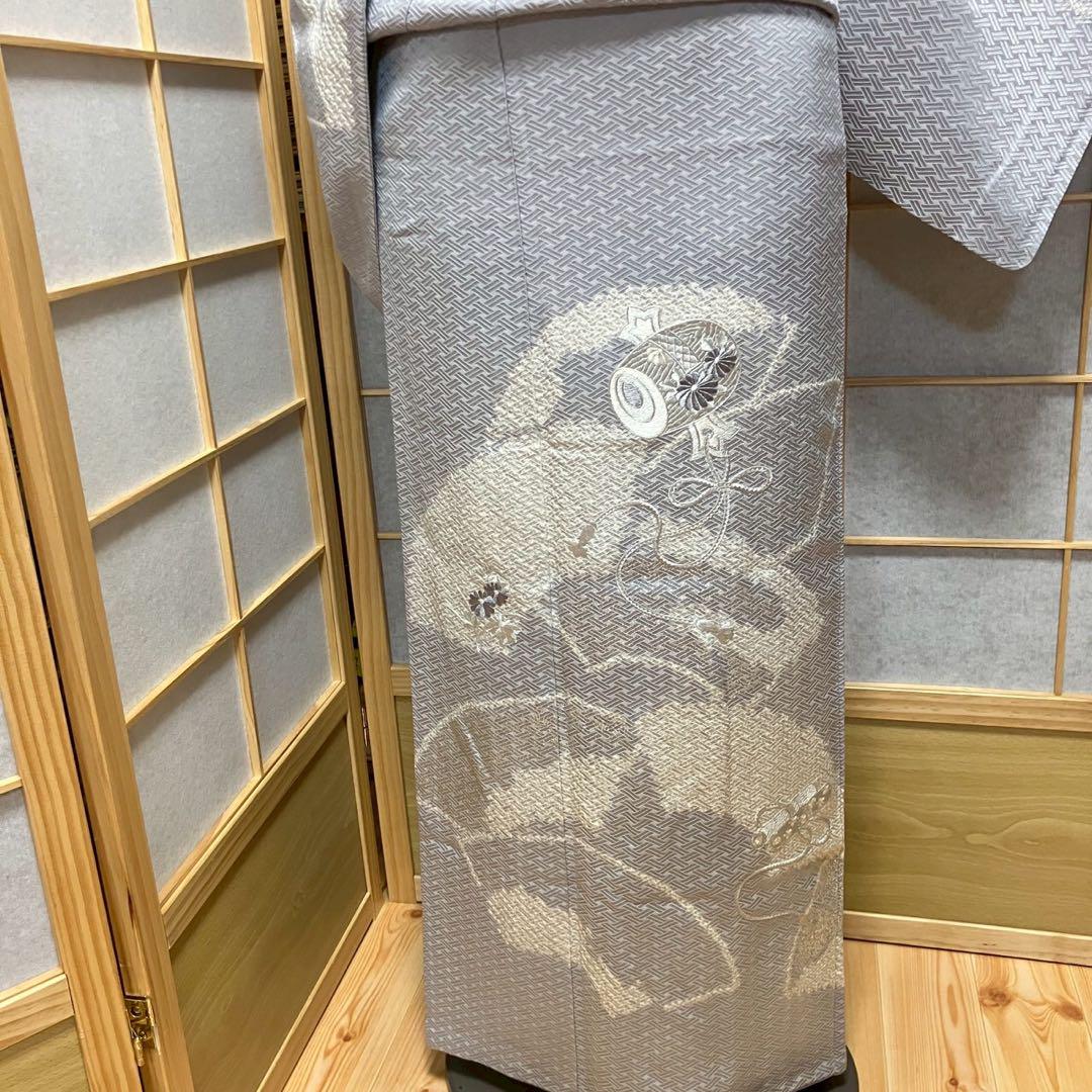 4414# Japanese Kimono Vintage Womens Silk Fabric Robe Kimono only sold Shibori