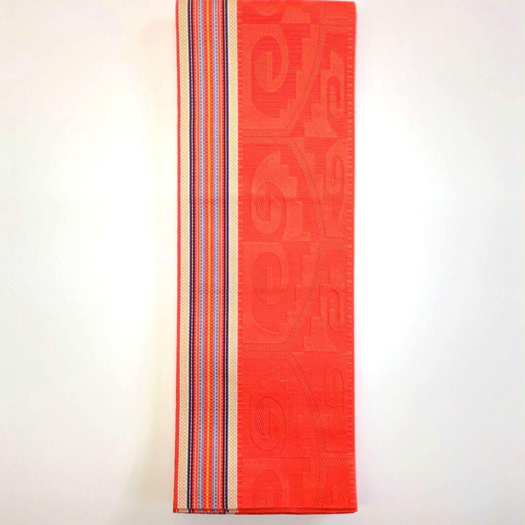 2448# Japanese Vintage Hanhaba Obi Belt Kimono Fabric Yukata Women's Traditional