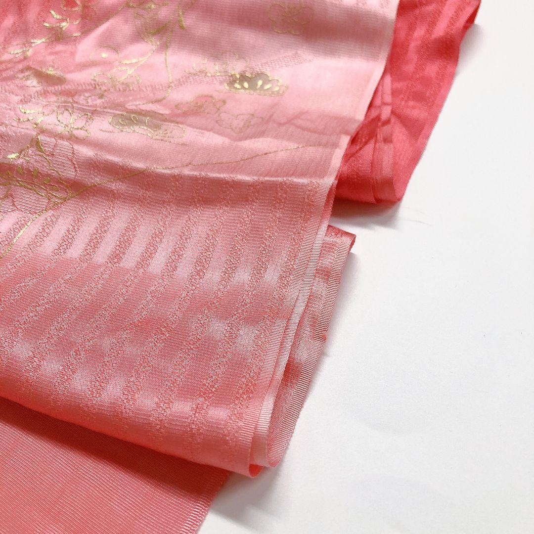 4603# Japanese Kimono Accessory Vintage Obiage and Obijime 2-piece Set Silk