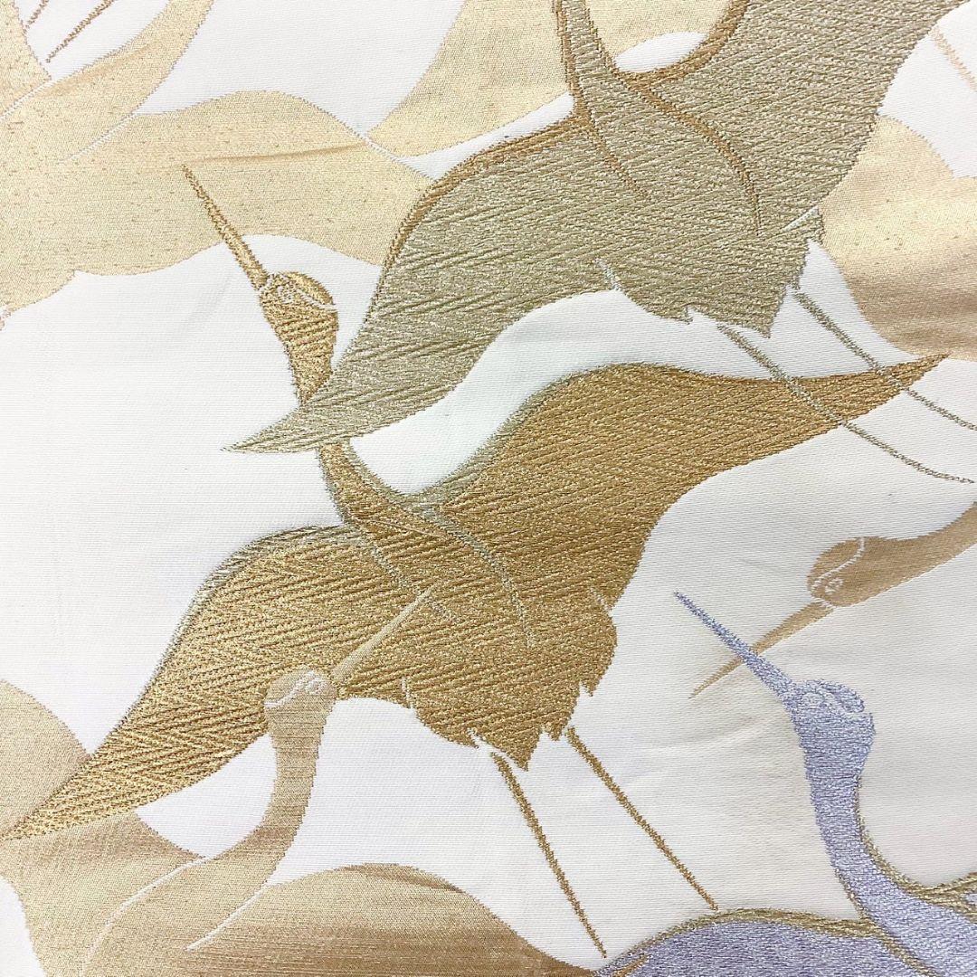 4968# Japanese Vintage Fukuro Obi Belt Kimono Fabric Silk Traditional