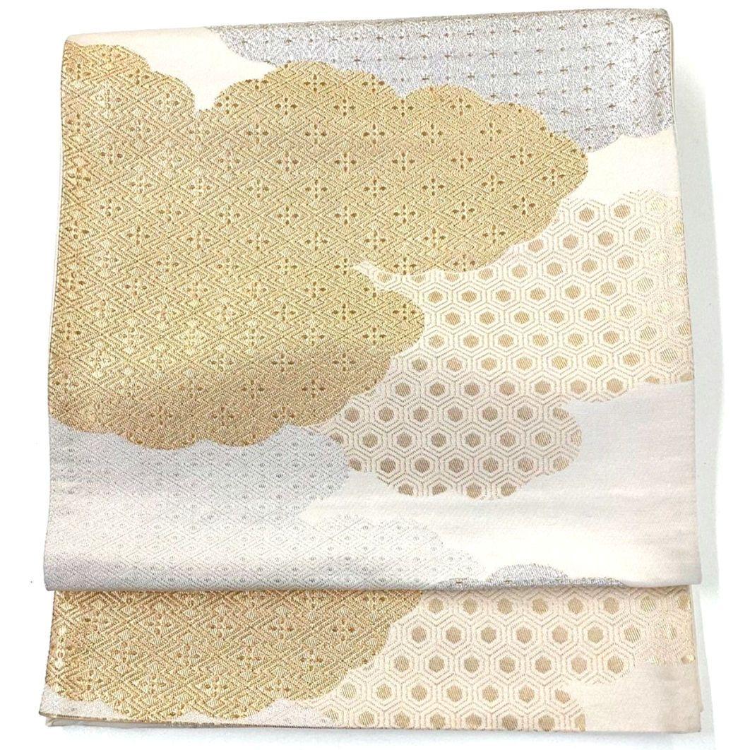 3632# Japanese Vintage Fukuro Obi Belt Kimono Fabric Silk Traditional Untailored