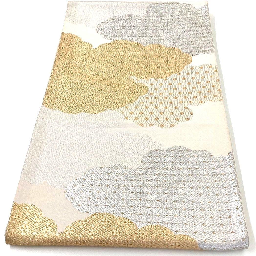 3632# Japanese Vintage Fukuro Obi Belt Kimono Fabric Silk Traditional Untailored