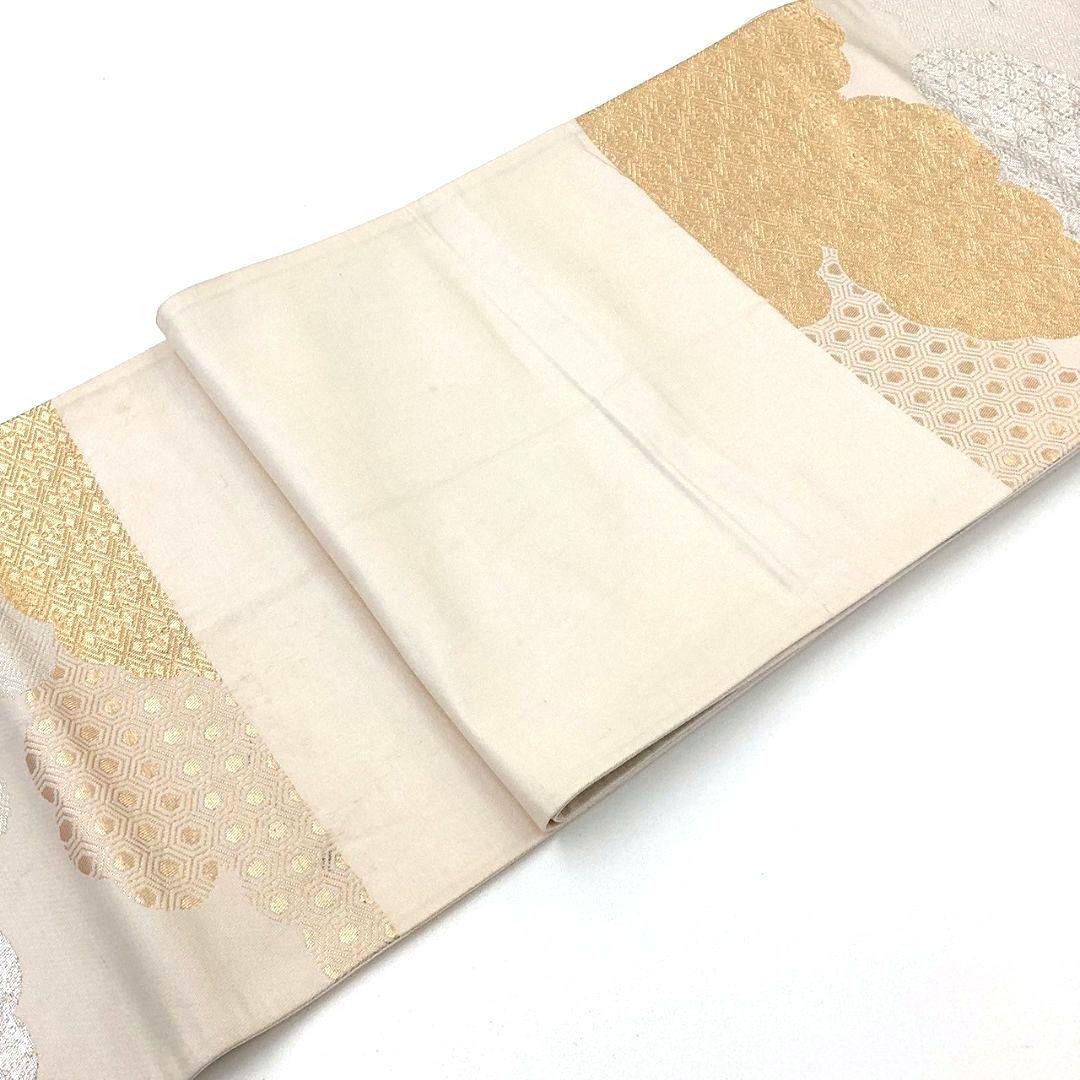 3632# Japanese Vintage Fukuro Obi Belt Kimono Fabric Silk Traditional Untailored