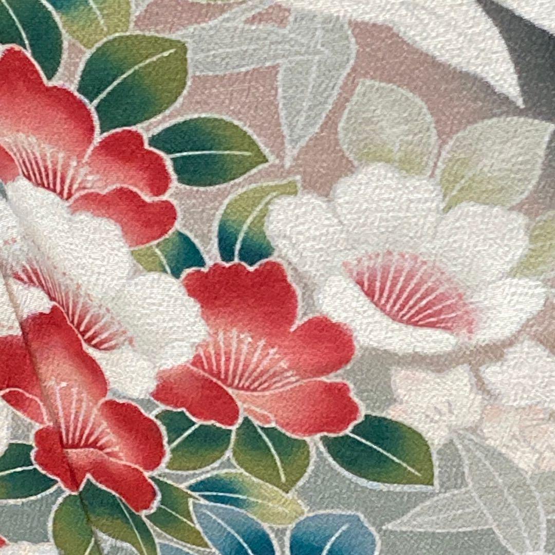3116# Japanese Tomesode Kimono Vintage Womens Silk Fabric Robe Kimono only sold