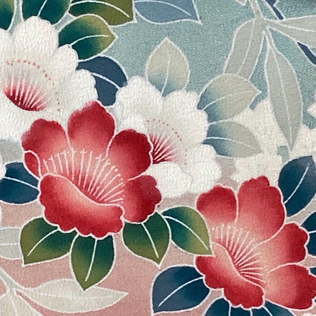 3116# Japanese Tomesode Kimono Vintage Womens Silk Fabric Robe Kimono only sold