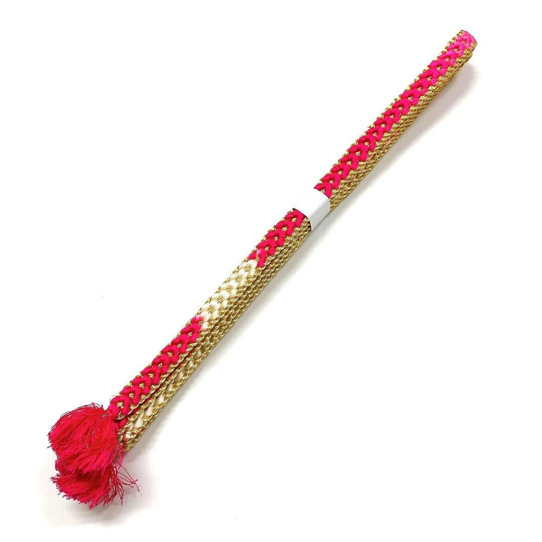 4192# Japanese Kimono Accessory Obiage and Obijime 2-piece Set Silk Shibori