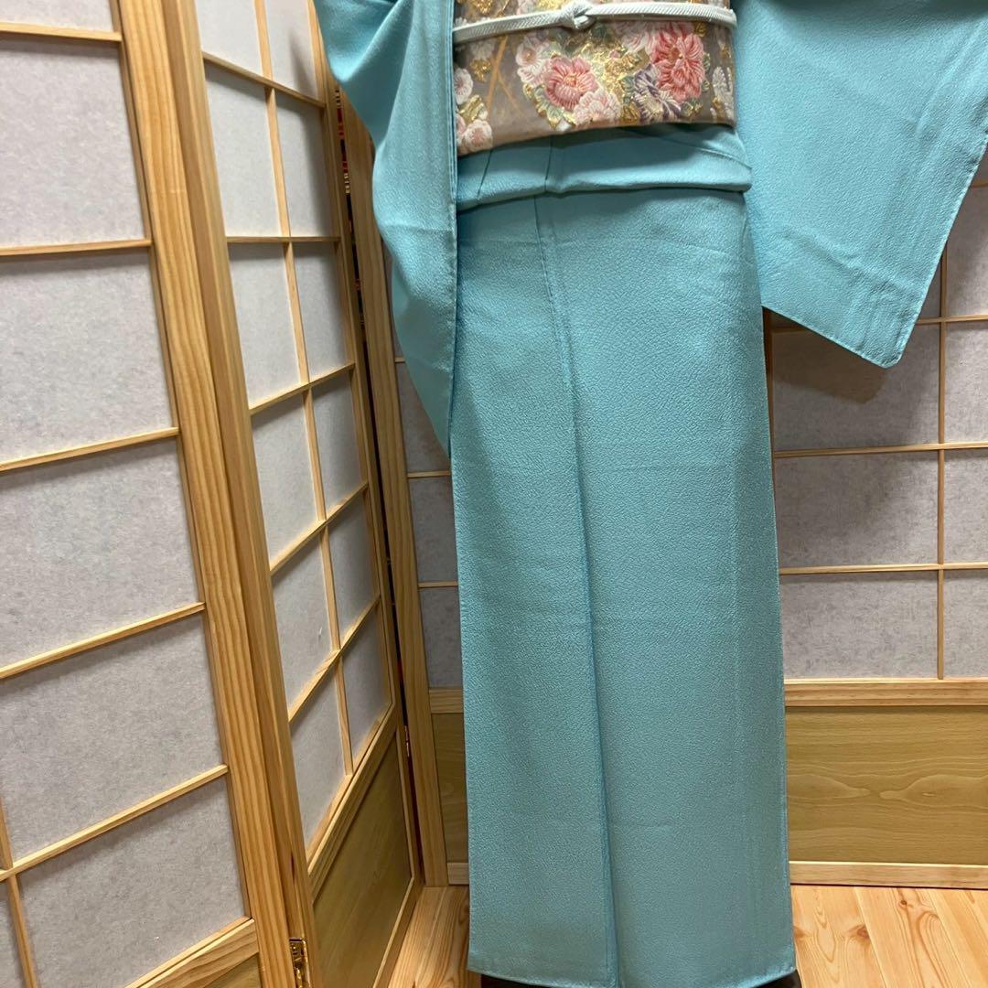 4330# Japanese Kimono Vintage Womens Silk Fabric Robe Kimono only sold
