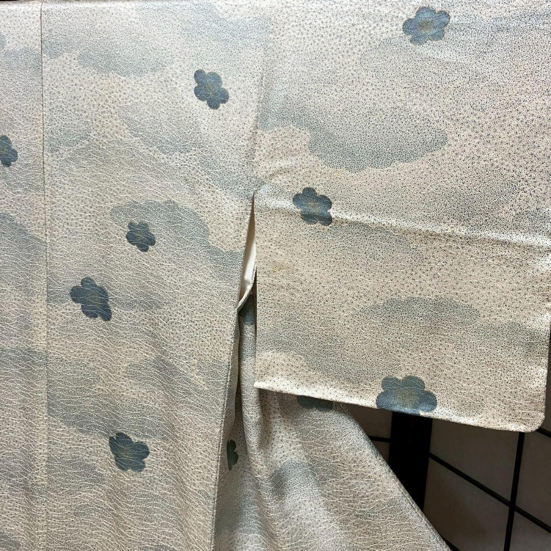 5168# Japanese Kimono Vintage Fabric Pure Silk Robe Women's Traditional