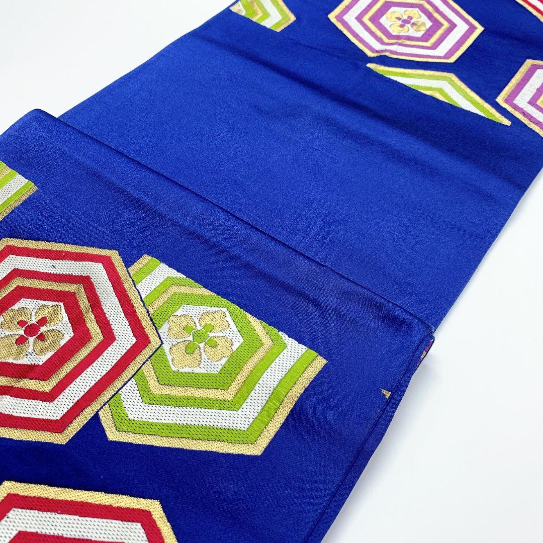 4530# Japanese Vintage Fukuro Obi Belt Kimono Fabric Silk Traditional Unused