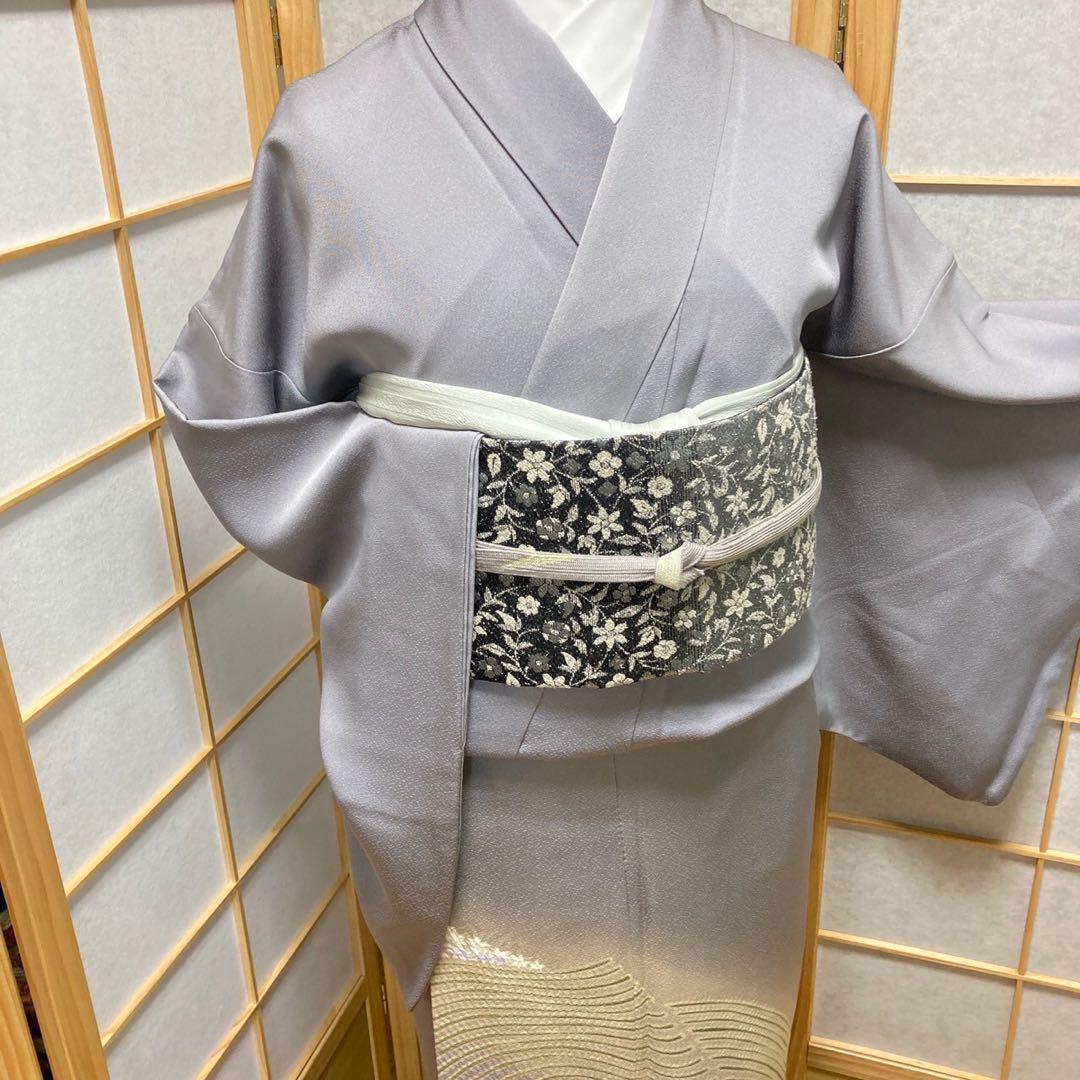 3411# Japanese Tomesode Kimono Vintage Womens Silk Fabric Robe Kimono only sold