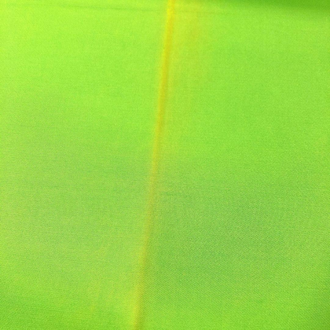 3329# Japanese Vintage Fukuro Obi Belt Kimono Fabric Silk Traditional Green
