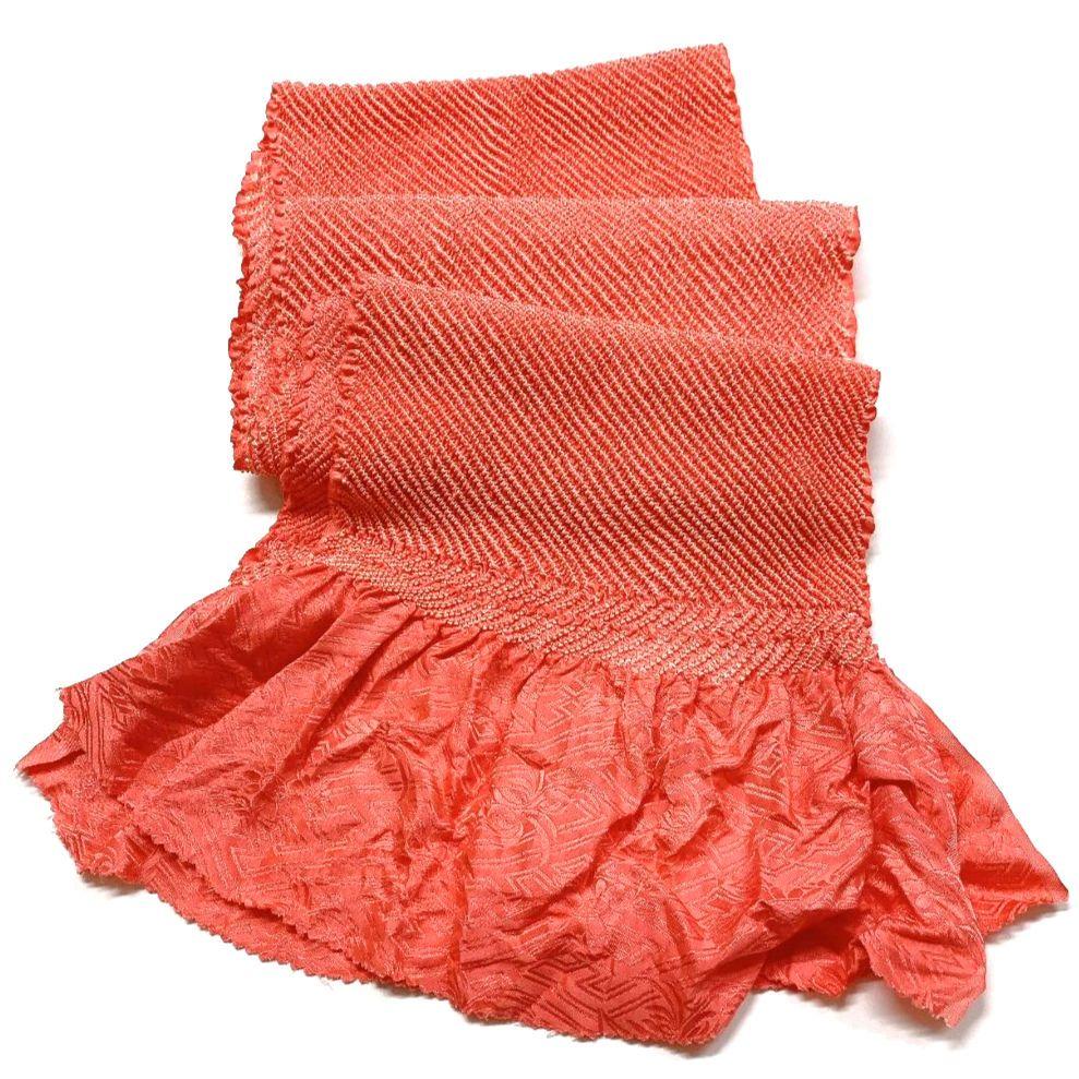 4193# Japanese Kimono Accessory Obiage and Obijime 2-piece Set Silk Shibori