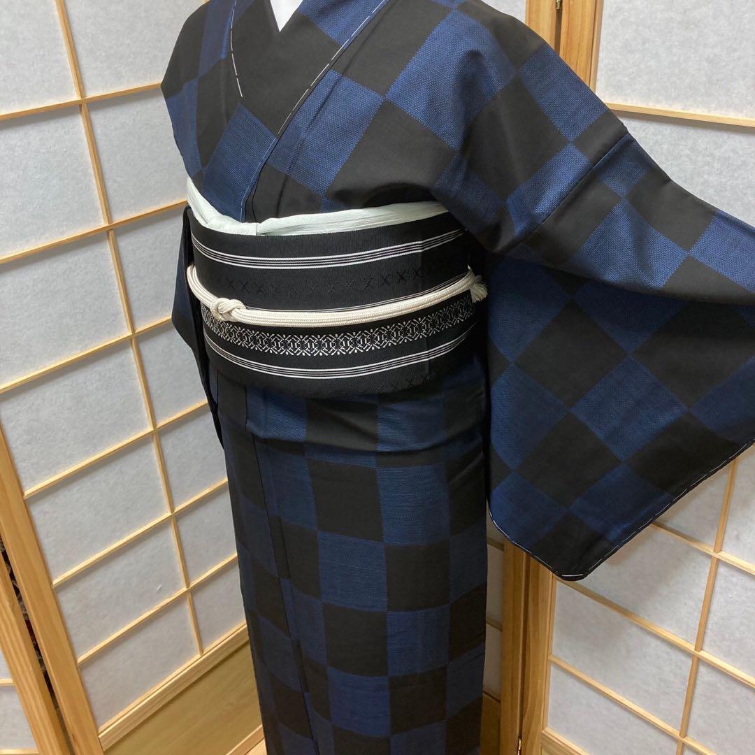 3112# Japanese Kimono Vintage Womens Silk Pongee Fabric Robe Kimono only sold