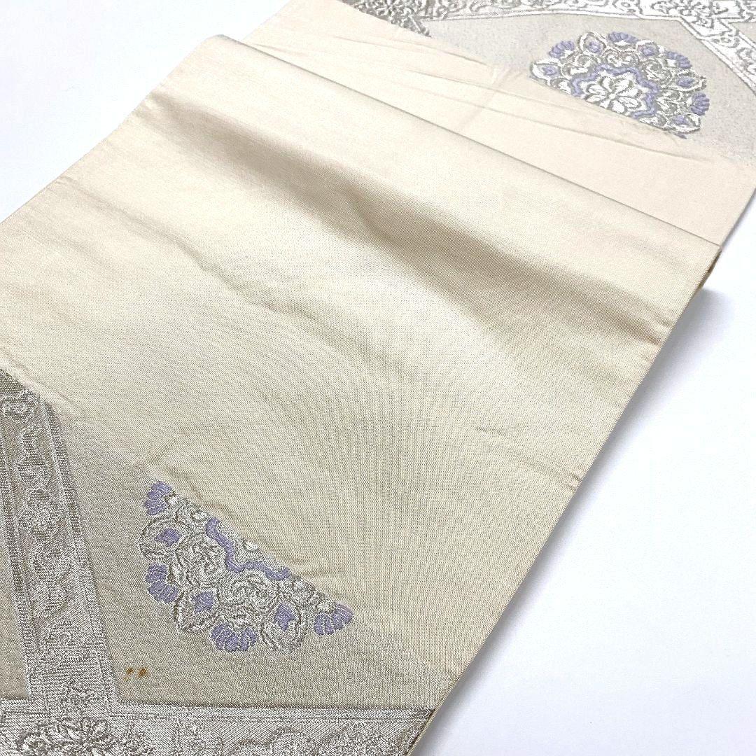 4142# Japanese Vintage Fukuro Obi Belt Kimono Fabric Silk Traditional Untailored