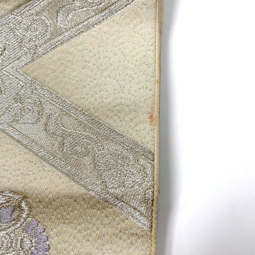 4142# Japanese Vintage Fukuro Obi Belt Kimono Fabric Silk Traditional Untailored