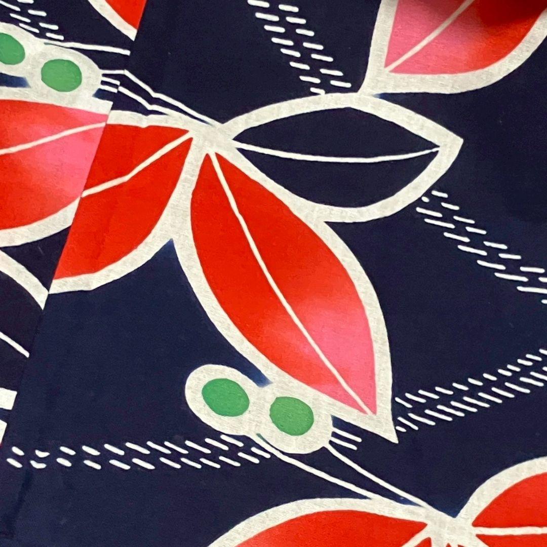 4839# Japanese Yukata Kimono Vintage Cotton Fabric Robe Women's Traditional