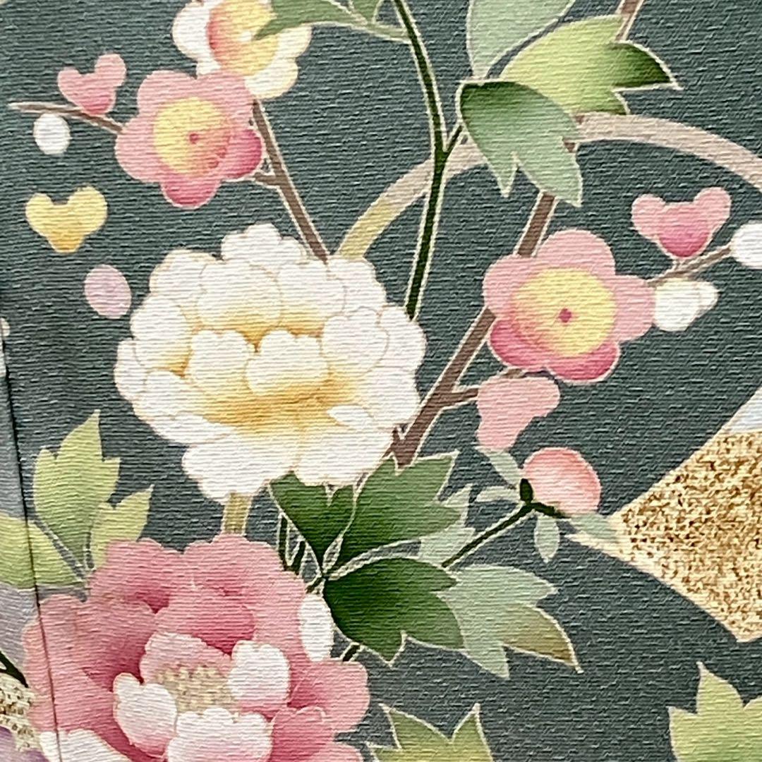 4366# Japanese Kimono Vintage Womens Silk Fabric Robe Kimono only sold