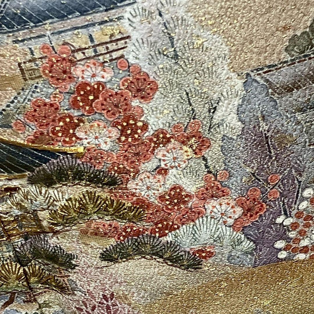 5465# Japanese Tomesode Kimono Vintage Womens Silk Fabric Robe Kimono only sold