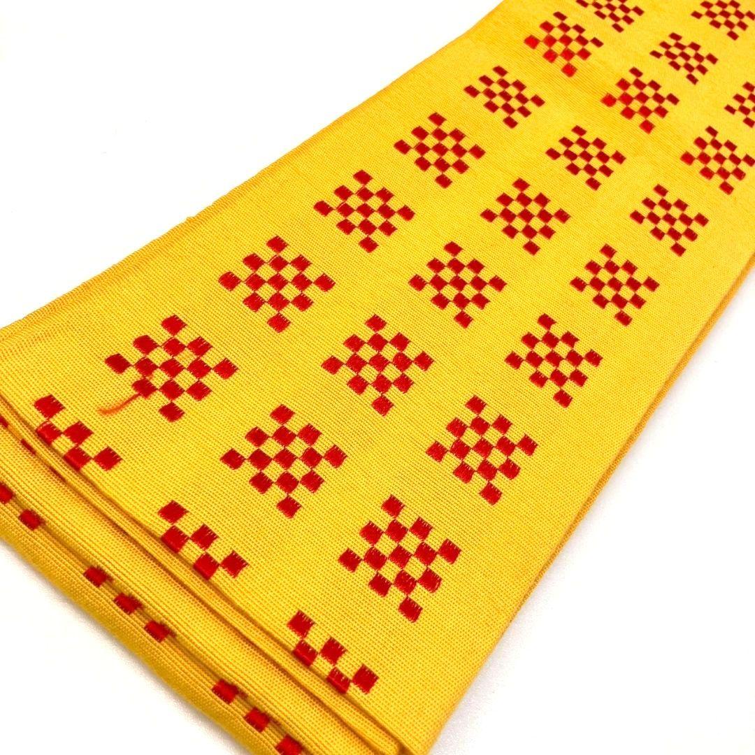 2373# Japanese Vintage Hanhaba Obi Belt Kimono Fabric Yukata Women's Traditional