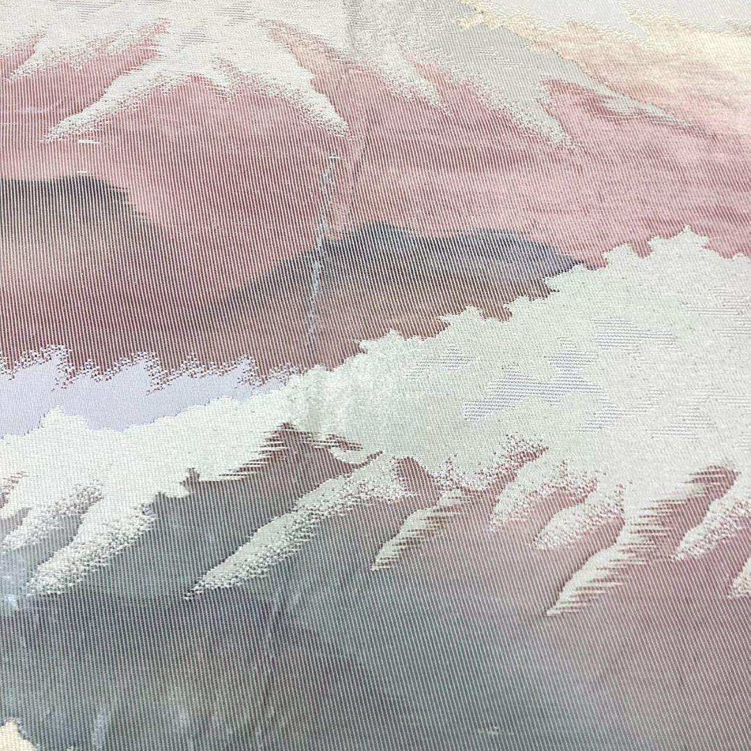 4698# Japanese Vintage Fukuro Obi Belt Kimono Fabric Silk Traditional
