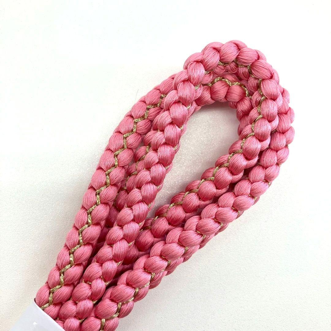 0791# Japanese Kimono Accessory Obiage and Obijime 2-piece Set Silk Shibori