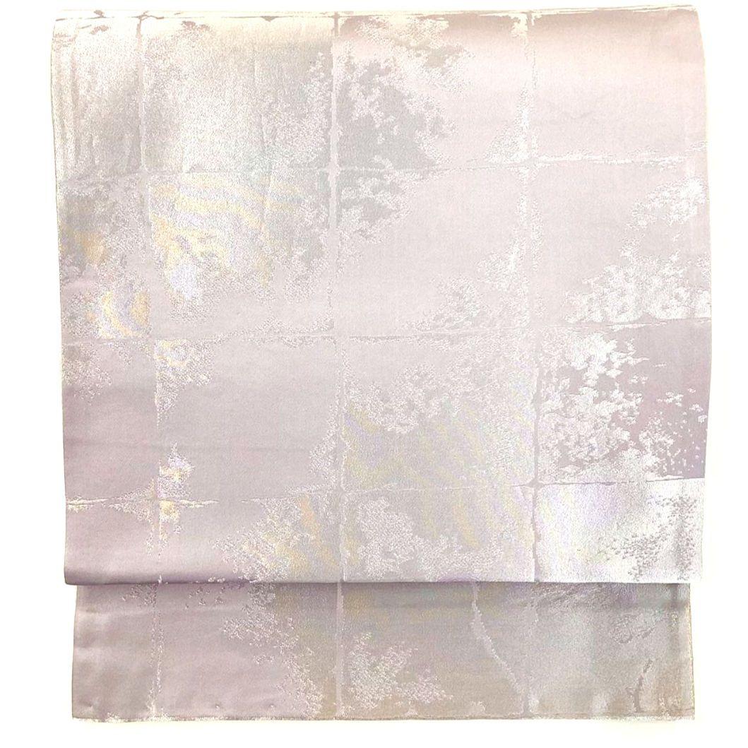 4922# Japanese Vintage Fukuro Obi Belt Kimono Fabric Silk Traditional Purple