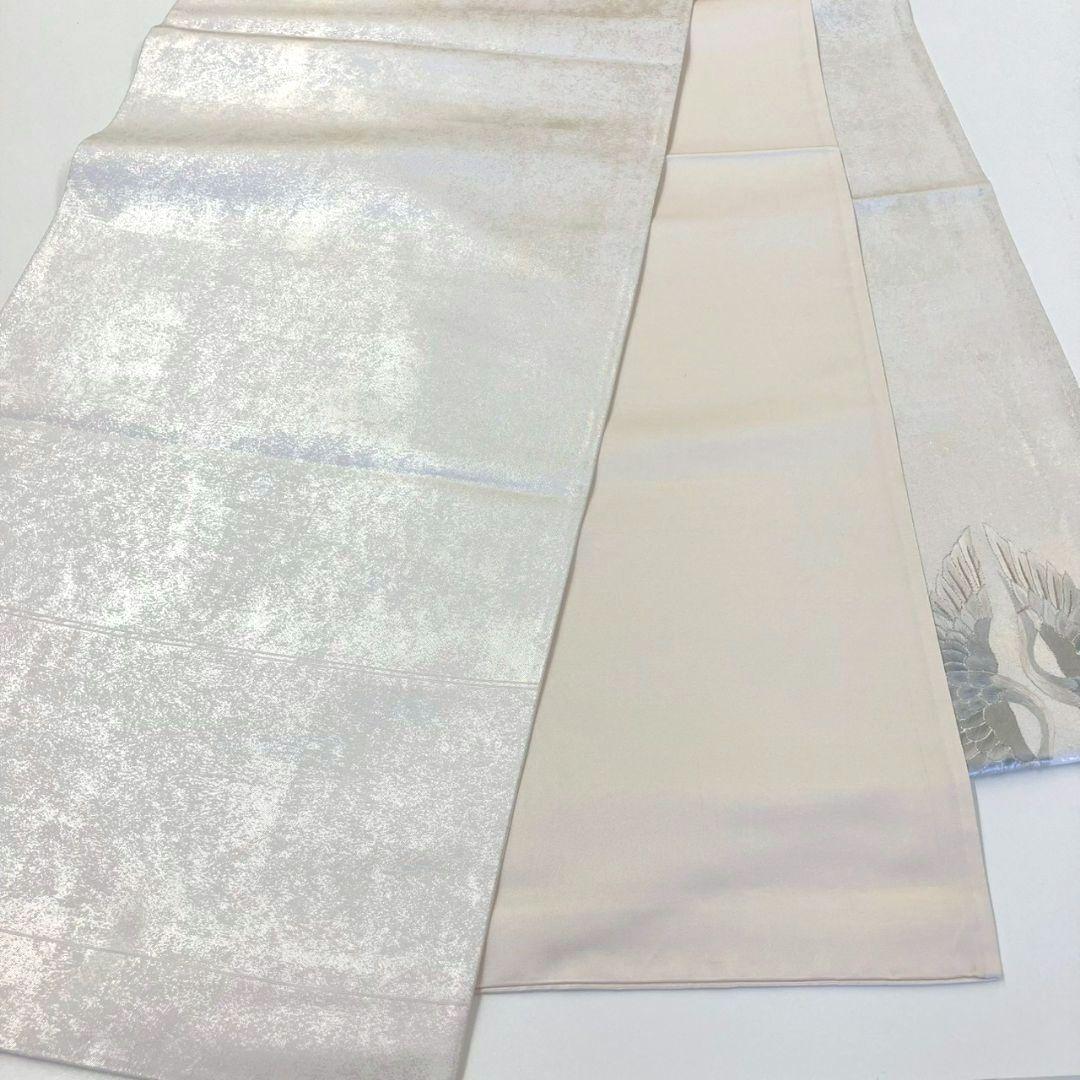 3607# Japanese Vintage Fukuro Obi Belt Kimono Fabric Silk Traditional Embroidery
