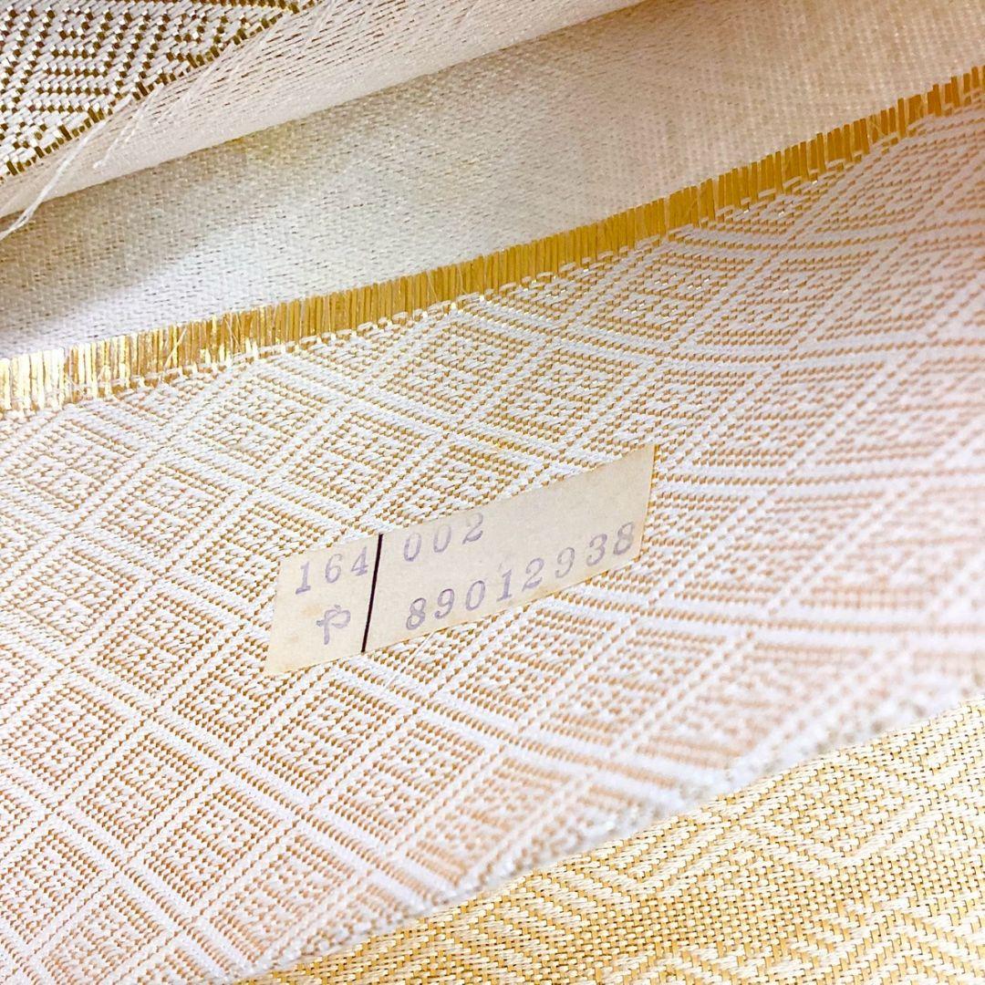 4934# Japanese Vintage Fukuro Obi Belt Kimono Fabric Silk Traditional Untailored
