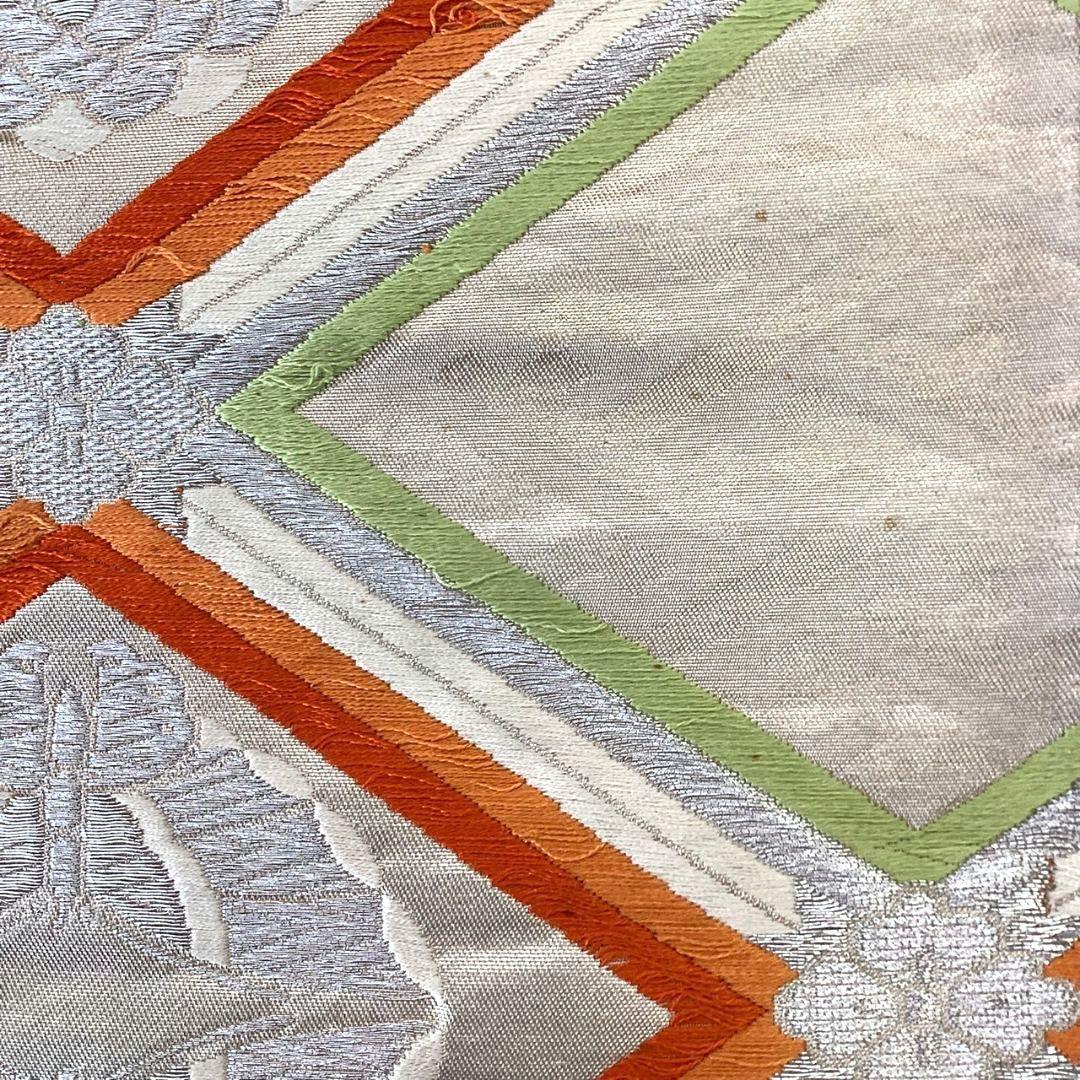 3637# Japanese Vintage Fukuro Obi Belt Kimono Fabric Silk Traditional