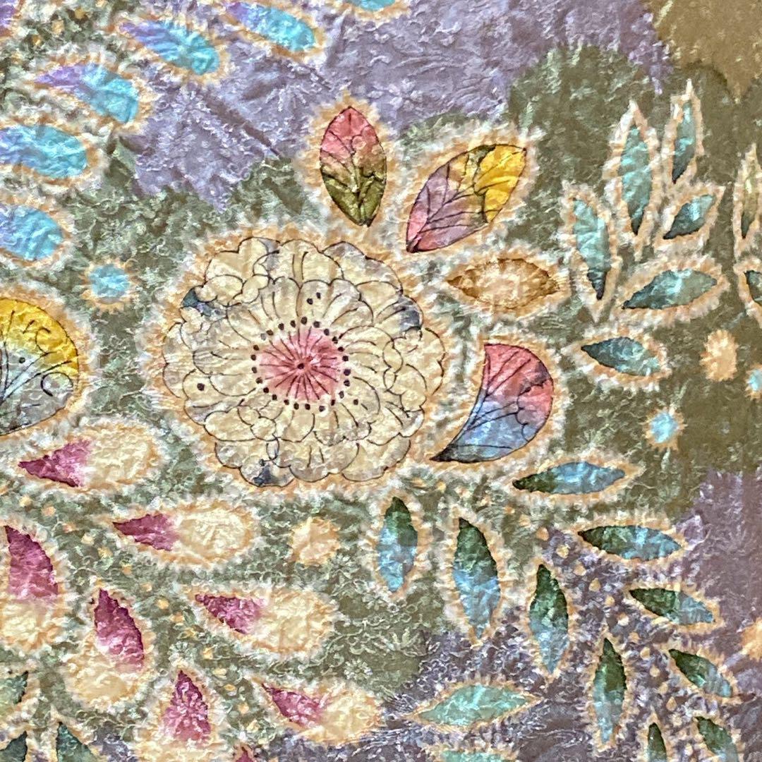 3928# Japanese Kimono Vintage Womens Silk Fabric Robe Kimono only sold