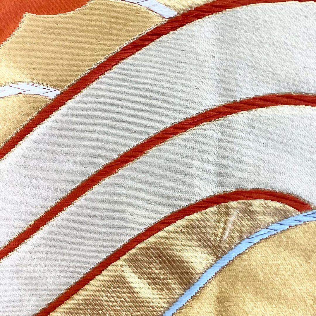 4742# Japanese Vintage Fukuro Obi Belt Kimono Fabric Silk Traditional