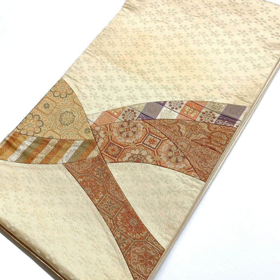 3293# Japanese Vintage Fukuro Obi Belt Kimono Fabric Silk Traditional