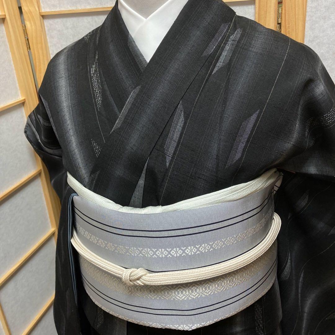 3129# Japanese Kimono Vintage Womens Silk Pongee Fabric Robe Kimono only sold