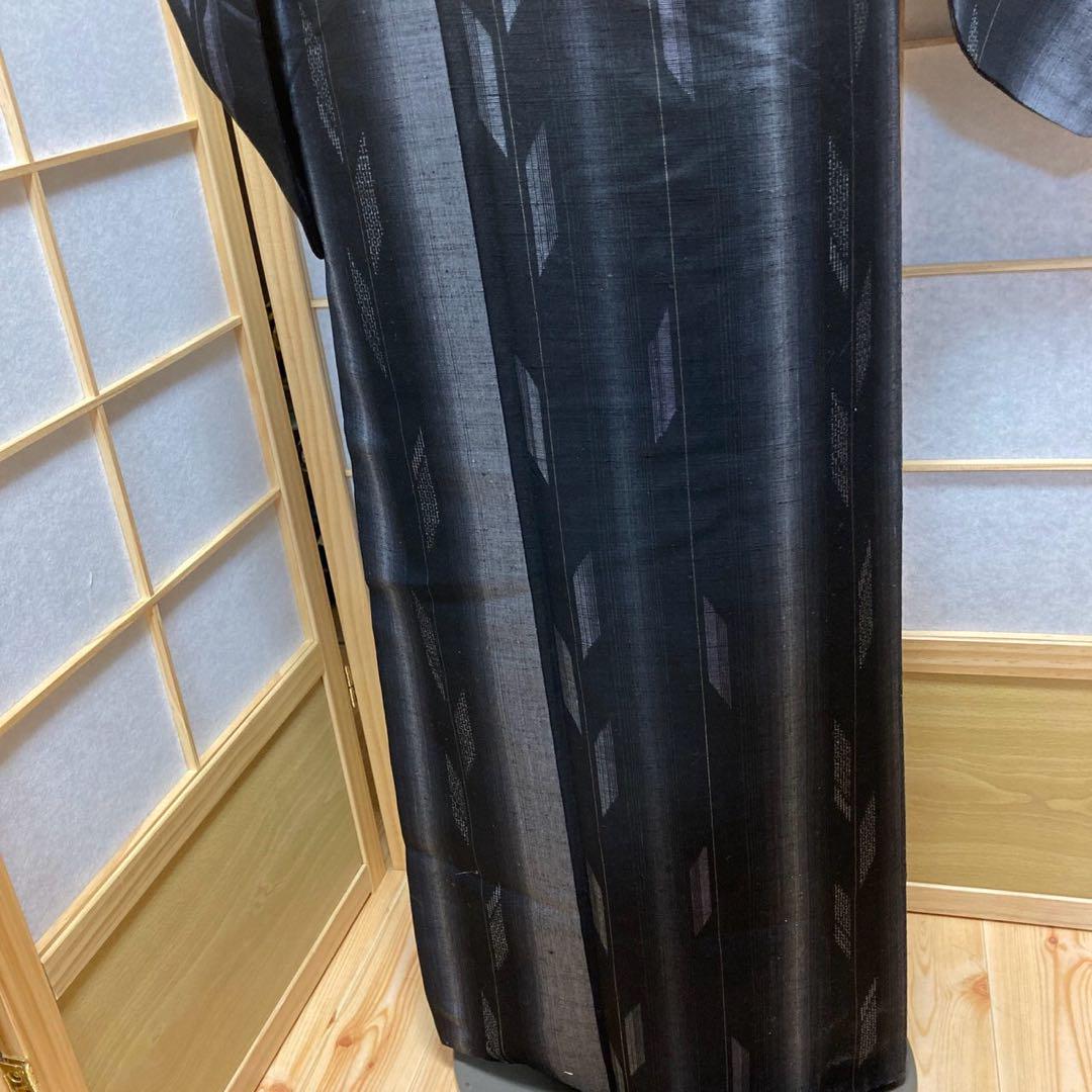 3129# Japanese Kimono Vintage Womens Silk Pongee Fabric Robe Kimono only sold