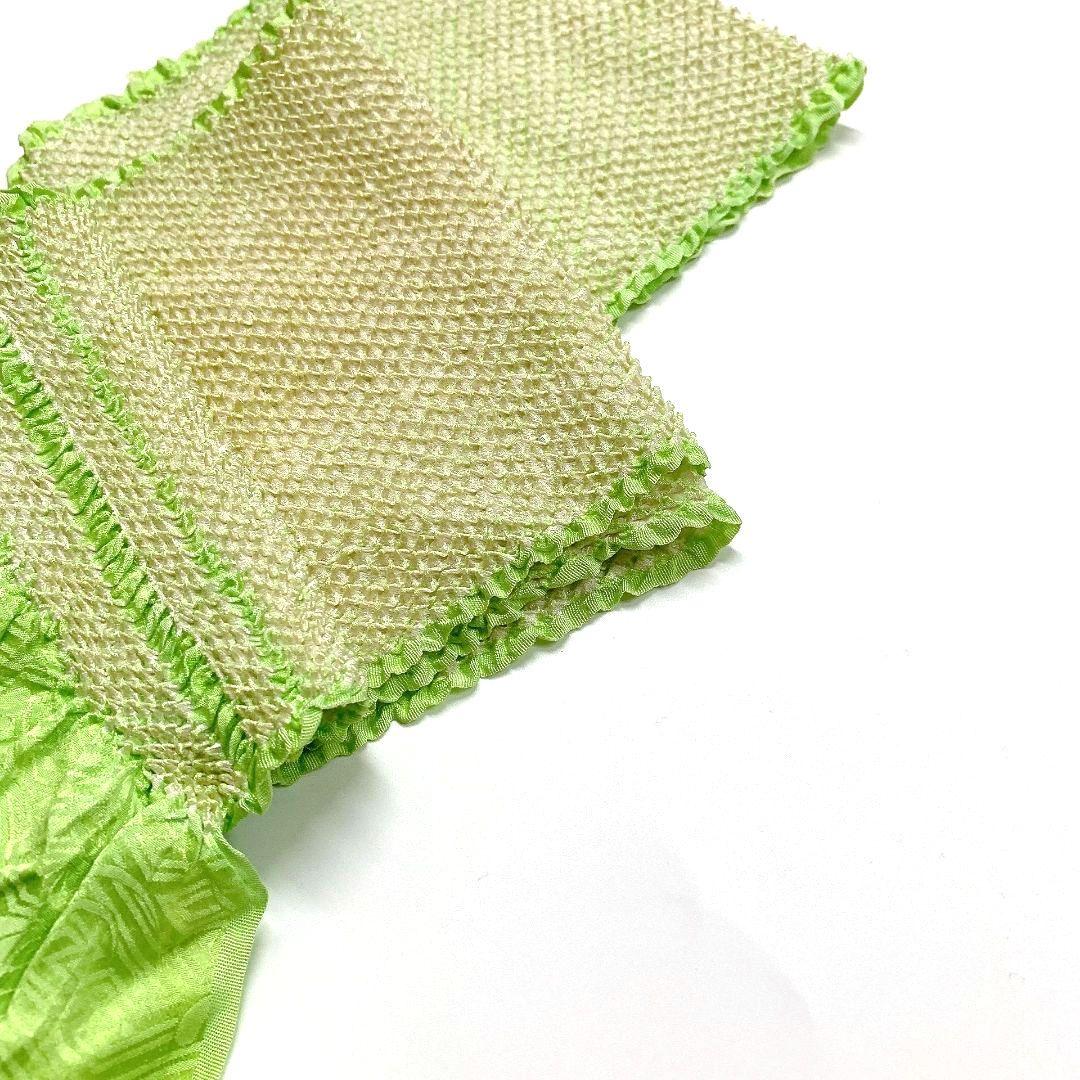 4198# Japanese Kimono Accessory Obiage and Obijime 2-piece Set Silk Shibori