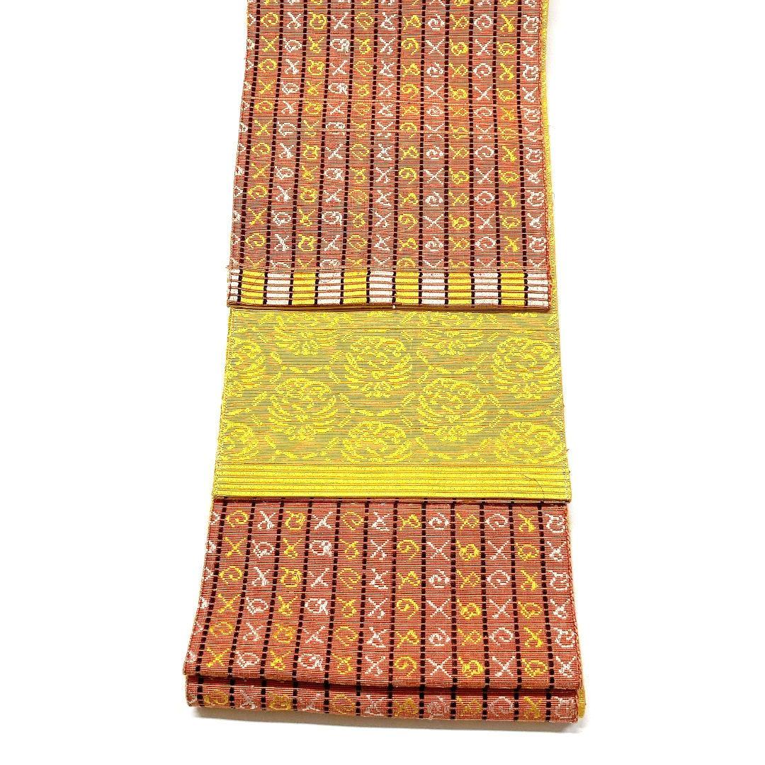 5011# Japanese Vintage Hanhaba Obi Belt Kimono Fabric Yukata Women's Traditional