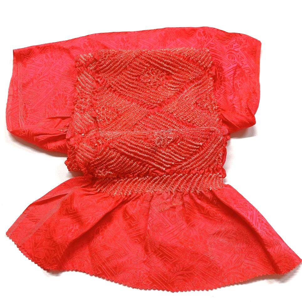 3885# Japanese Kimono Accessory Obiage and Obijime 2-piece Set Silk Shibori