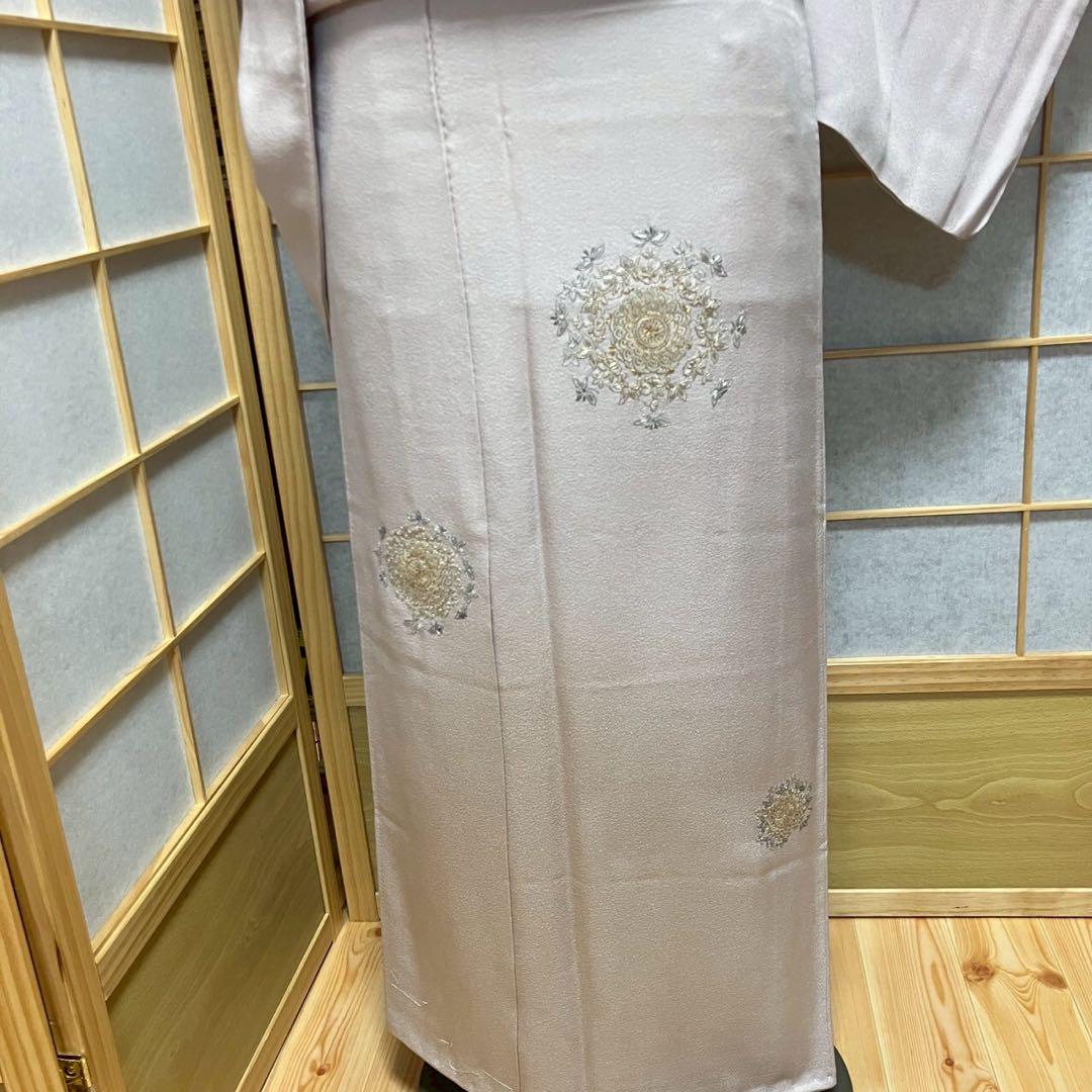4413# Japanese Tomesode Kimono Vintage Womens Silk Fabric Robe Kimono only sold