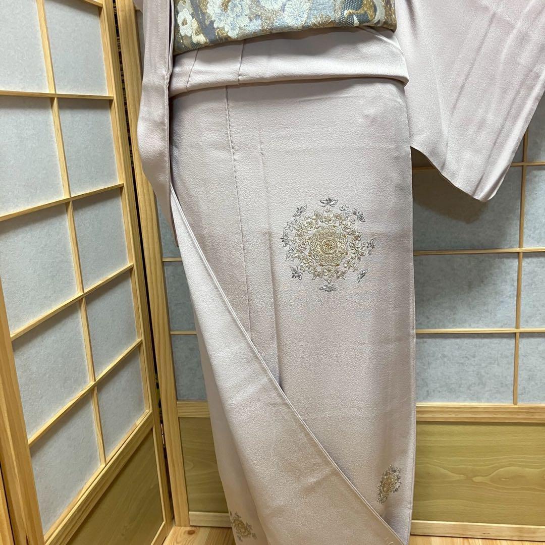 4413# Japanese Tomesode Kimono Vintage Womens Silk Fabric Robe Kimono only sold