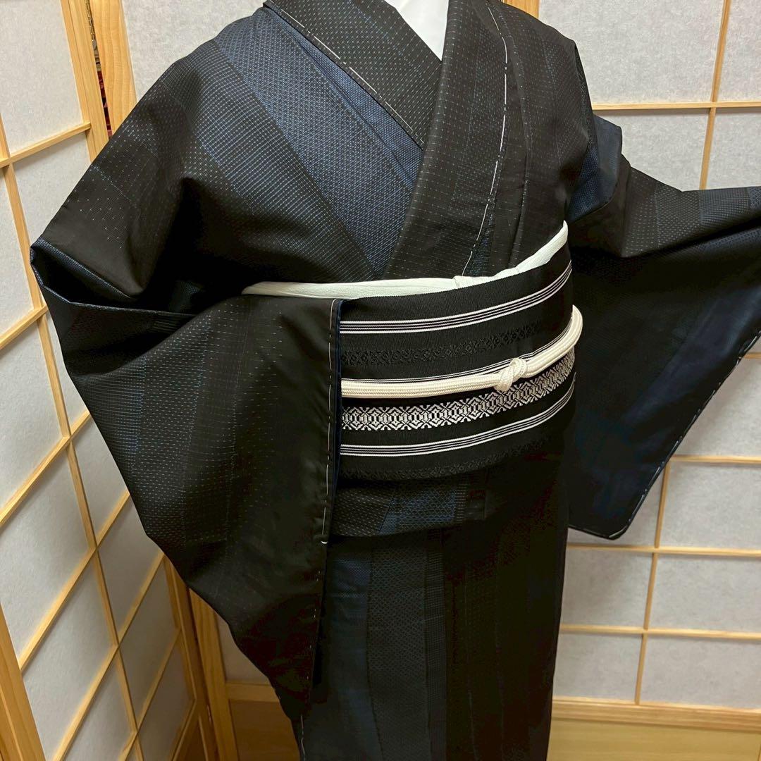 4360# Japanese Kimono Vintage Womens Silk Pongee Fabric Robe Kimono only sold